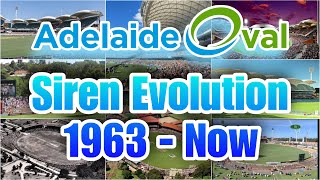 Adelaide Oval Siren History 1963  Now Football Park Included [upl. by Monia]