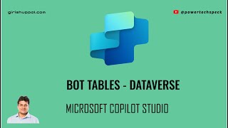 Bot Table in Dataverse  Microsoft Copilot Studio [upl. by Ynattir]