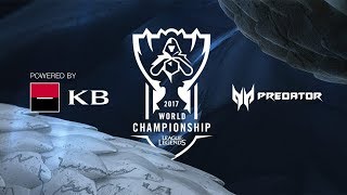 SKT vs RNG  Worlds Semifinals 2017 [upl. by Yntirb]