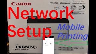 How to find WPS PIN Code and connect Wi Fi or Wireless network router Canon LBP226 LBP223dw LBP228x [upl. by Annirak]