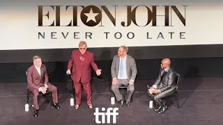 TIFF 2024  quotElton John Never Too Latequot  QampA and Intro Highlights [upl. by Ehtiaf]