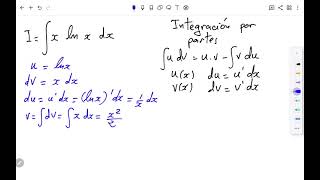 Integral Indefinida por partes [upl. by Reggis149]