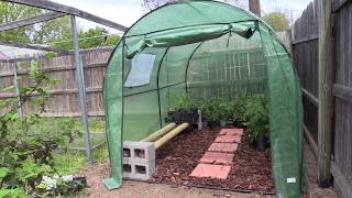 Setting up a Portable Greenhouse [upl. by Lindgren]