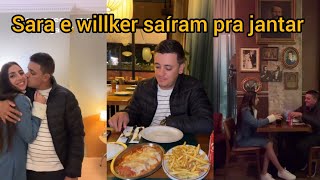 Sara Kellen e Wilker saíram pra jantar [upl. by Natty]