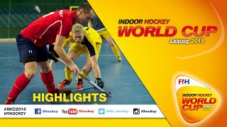 Sweden vs Russia  Highlights Mens Indoor Hockey World Cup 2015 Germany 5th6th Playoff [upl. by Annoit]