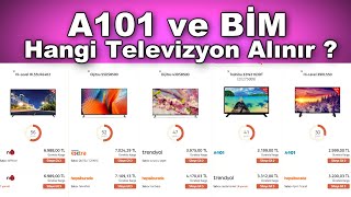 BİM ve A101e Satılan Televizyonlar  Hangisi Alınır [upl. by Bourque]