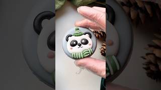 🎄🐼Simple Christmas cookie decorating for beginners cookiedecorating christmas royalicing [upl. by Acirderf]