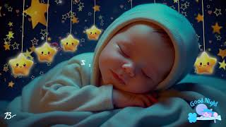 Overcome Insomnia in 3 Minutes 🌙 Baby Sleep Music ♫ Mozart Brahms Lullaby for Sweet Dreams [upl. by Kenway889]