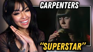 FIRST TIME HEARING CARPENTERS  SUPERSTAR  SINGER REACTION [upl. by Mckenna]