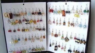 HOW TO MAKE AN EARRING RACK diy organizer storage [upl. by Tamis]