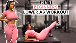 LAYING DOWN LOWER AB WORKOUT  NO EQUIPMENT BEGINNER FRIENDLY [upl. by Airod]