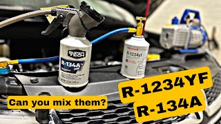 R1234YF and R134A AC Refrigerant [upl. by Sirmons619]