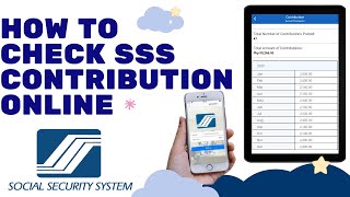 PAANO MAG CHECK NG SSS CONTRIBUTION ONLINE  HOW TO CHECK SSS CONTRIBUTION SA SSS MOBILE APP  SSS [upl. by Marcille896]