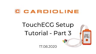 Cardioline TouchECG Demonstration Part 3 [upl. by Marentic]