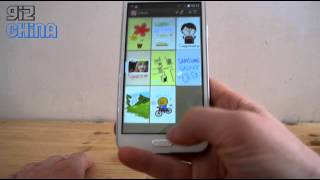 GooPhone S5 Galaxy S5 Clone running Kitkat hands on  GizChinacom [upl. by Aynotahs]