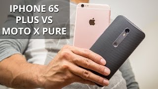 Apple iPhone 6s Plus vs Motorola Moto X Pure Edition [upl. by Kneeland647]