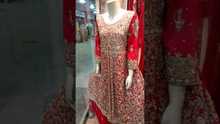 1st day bridal sharara long frock farand Open style weddingdress 🔥🔥🔥 [upl. by Alyss]