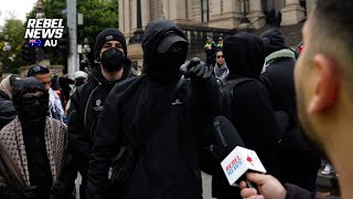 Antifa thugs KICKED OUT of antisemitism rally [upl. by Nojram]