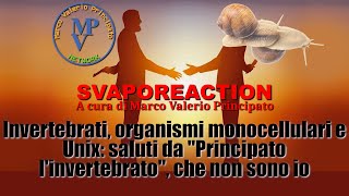 Invertebrati organismi monocellulari e Unix saluti da quotPrincipato linvertebratoquot che non sono io [upl. by Alhan734]