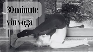 30 Minute Yin Yoga for Flexibility and to Destress  Yoga with Ilona [upl. by Akeyla318]