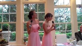 Best Bridesmaid SpeechSong Ever by MacDiamond [upl. by Birck]