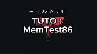 Tuto Forza PC  Test barrettes de ram avec MemTest86  création clé usb bootable [upl. by Jones68]