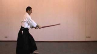 aikido instruction ken suburi 456 and 7 [upl. by Fauver]