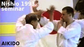 Aikido  Shoji Nishio sensei 1993 seminar in Malmö Sweden 4 5 [upl. by Yeuh]