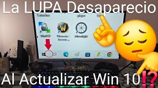 💻🔍👀 NO me APARECE la LUPA de BÚSQUEDA al ACTUALIZAR WINDOWS 10 SOLUCIÓN FÁCIL y RÁPIDA [upl. by Annoyt]