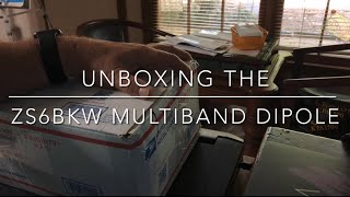 Unboxing the ZS6BKW multiband dipole from NI4Lcom [upl. by Adnilahs616]