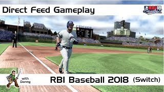 RBI Baseball 18  Full Game  Direct Feed Gameplay  Switch [upl. by Itnaihc]