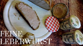 Feine Leberwurst im Glas Profi Metzger Ralf [upl. by Ilyse]