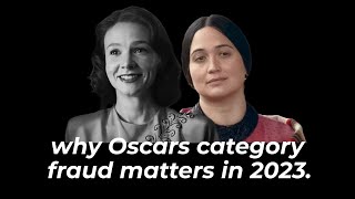 how Oscars category fraud is different in 2023 [upl. by Shawnee438]