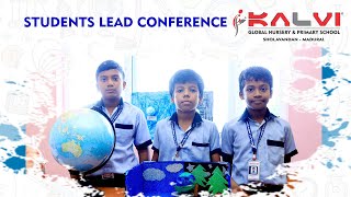 MadhavS  DharshanM  STUDENTS LED CONFERENCE  Kalvi Global Nursery amp Primary School [upl. by Elvah]