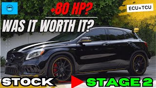 Should you Tune your Car  Gla 45 amg tune review [upl. by Melisande242]