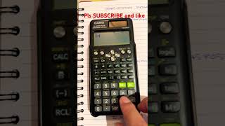 CALCULATOR TECHNIQUE How to the Equation X  3  4 using Casio fx 991 Es plus [upl. by Bibbie]