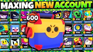 Unlocking amp Fully Maxing EVERY Brawler Costs   Insane 50000 Gem Mega Box Opening [upl. by Alleinad]