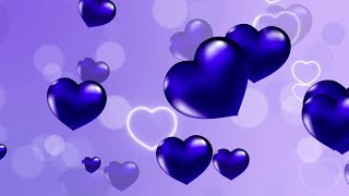 💙3D Blue Heart amp 🤍White Neon Lights Love Heart Background Video 2023  Heart Background Video Loop [upl. by Swords]