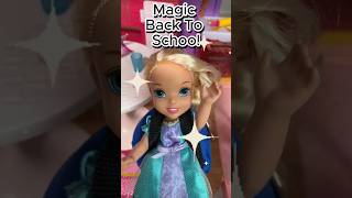 Anna and Elsa Toddlers Back To School Magic Morning Routine  elsaandanna barbie dolls [upl. by Sal]