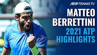 First Masters 1000 Final amp ATP 500 Title  Matteo Berrettini 2021 ATP Highlight Reel [upl. by Jarrid585]