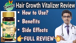 Zandu Hair Growth Vitalizer  Zandu Hair Growth Vitalizer Review  Hair Growth Vitalizer [upl. by Jarek693]