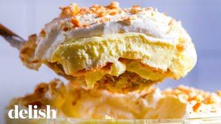 How To Make Perfect Banana Pudding  Delish [upl. by Takken593]