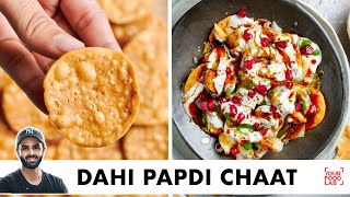 Dahi Papdi Chaat Recipe  Crispy amp Khasta Homemade Papdi  Chaat Chutneys  Chef Sanjyot Keer [upl. by Constancy69]