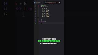 Roman Numerals convertor in python  python [upl. by Aik]