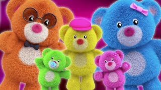 Orsacchiotto famiglia dito  bambini canzone  rima per bambini  Teddy Bear Finger Family [upl. by Briana275]