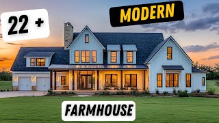 22 Modern Farmhouse Designs That Will Inspire Your Next Home [upl. by Ellata]