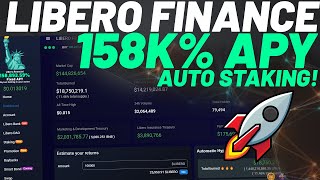 LIBERO FINANCE  158K APY  Step By Step Tutorial How To Buy amp Autostake LIBERO [upl. by Aicatsana408]