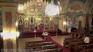 Wednesday September 25 2024 Rosary 630 pm Divine Liturgy 700 pm [upl. by Lars]