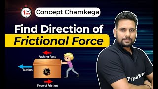 ConceptChamkega  How To Find Direction Of Frictional Force  Physics Wallah Shorts [upl. by Mihar]