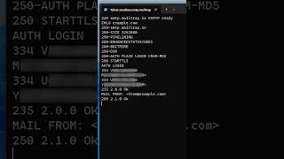 Telnet email test Windows  Tutorial by Mailtrap [upl. by Acyssej729]